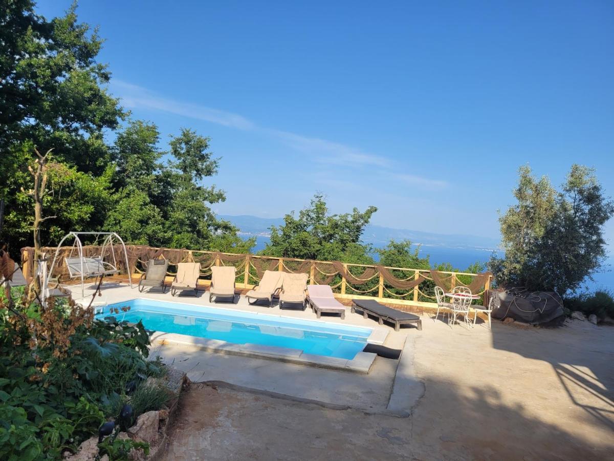 Ferienwohnung Mit Pool Kroatien Mit Meerblick Und Pool ロヴラン エクステリア 写真