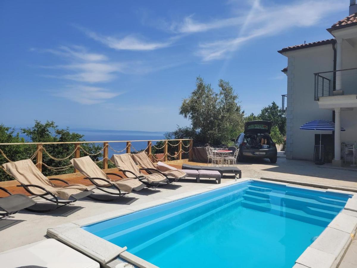 Ferienwohnung Mit Pool Kroatien Mit Meerblick Und Pool ロヴラン エクステリア 写真