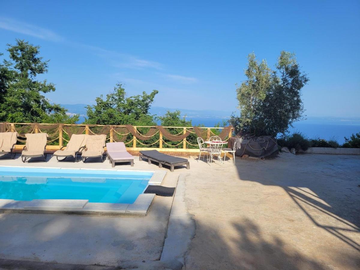Ferienwohnung Mit Pool Kroatien Mit Meerblick Und Pool ロヴラン エクステリア 写真