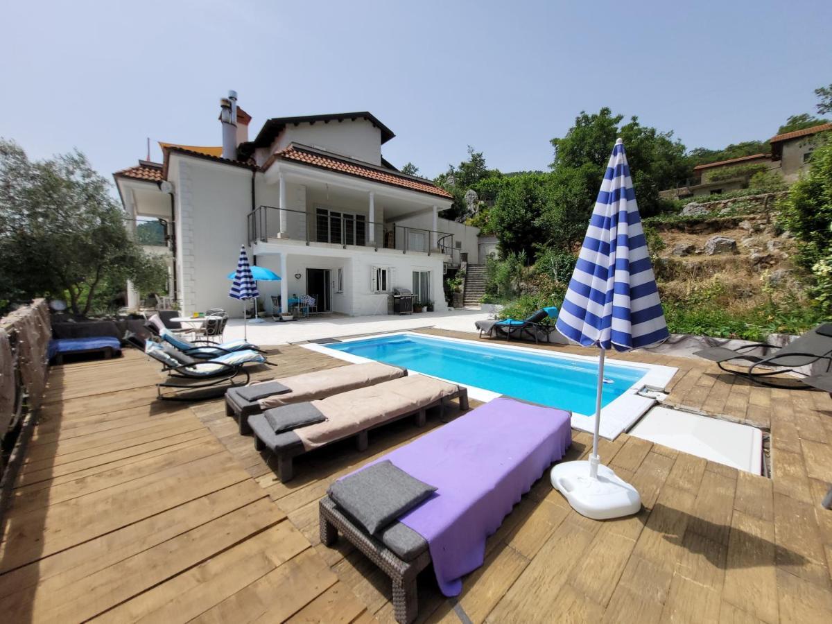 Ferienwohnung Mit Pool Kroatien Mit Meerblick Und Pool ロヴラン エクステリア 写真