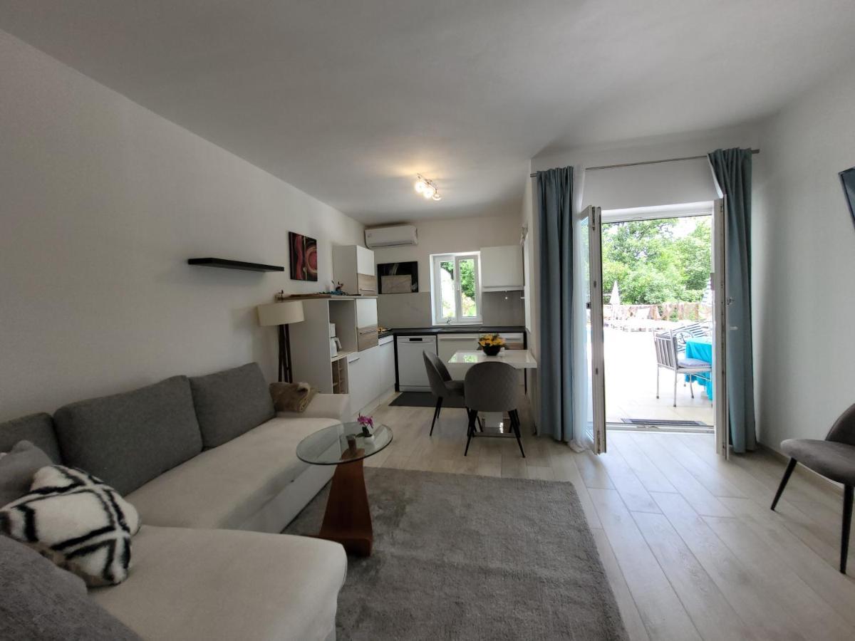Ferienwohnung Mit Pool Kroatien Mit Meerblick Und Pool ロヴラン エクステリア 写真